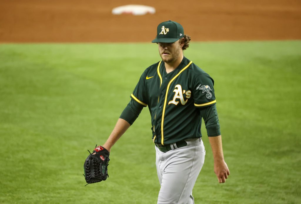 Cole Irvin Angels vs Athletics