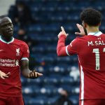 Mohamed Salah and Sadio Mane of Liverpool