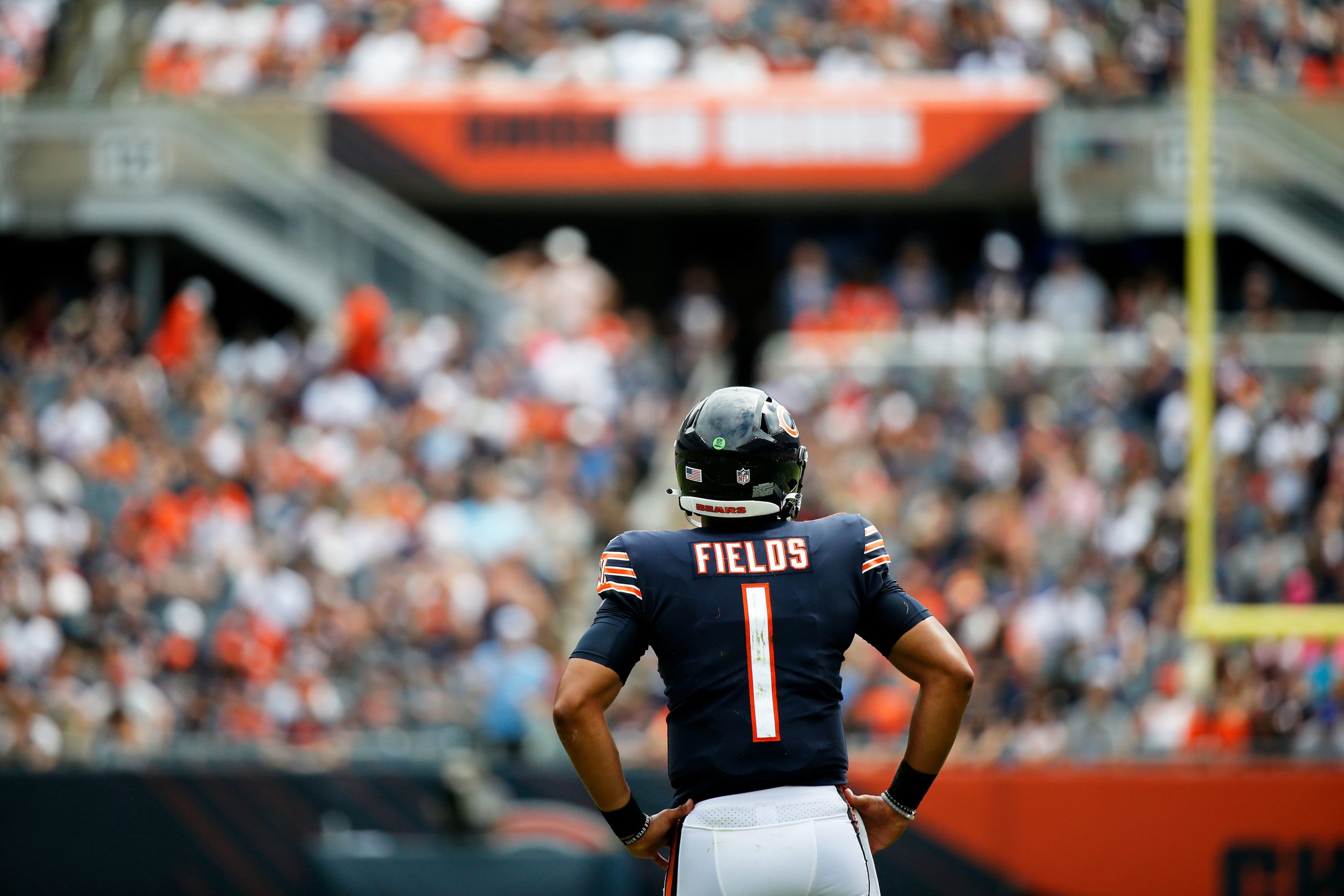 Chicago Bears quarterback Justin Fields