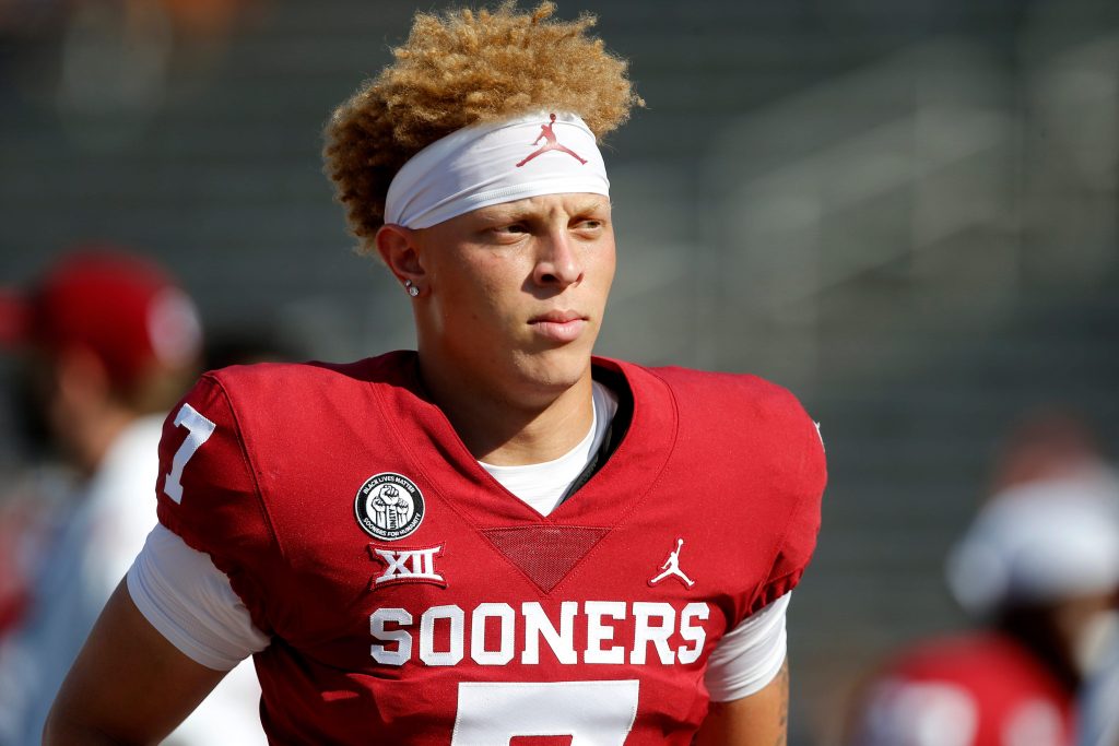 OU quarterback Spencer Rattler released his new marketing logo, complete with a snakehead coming out of the S for Spencer, after the NIL era began on July 1.
