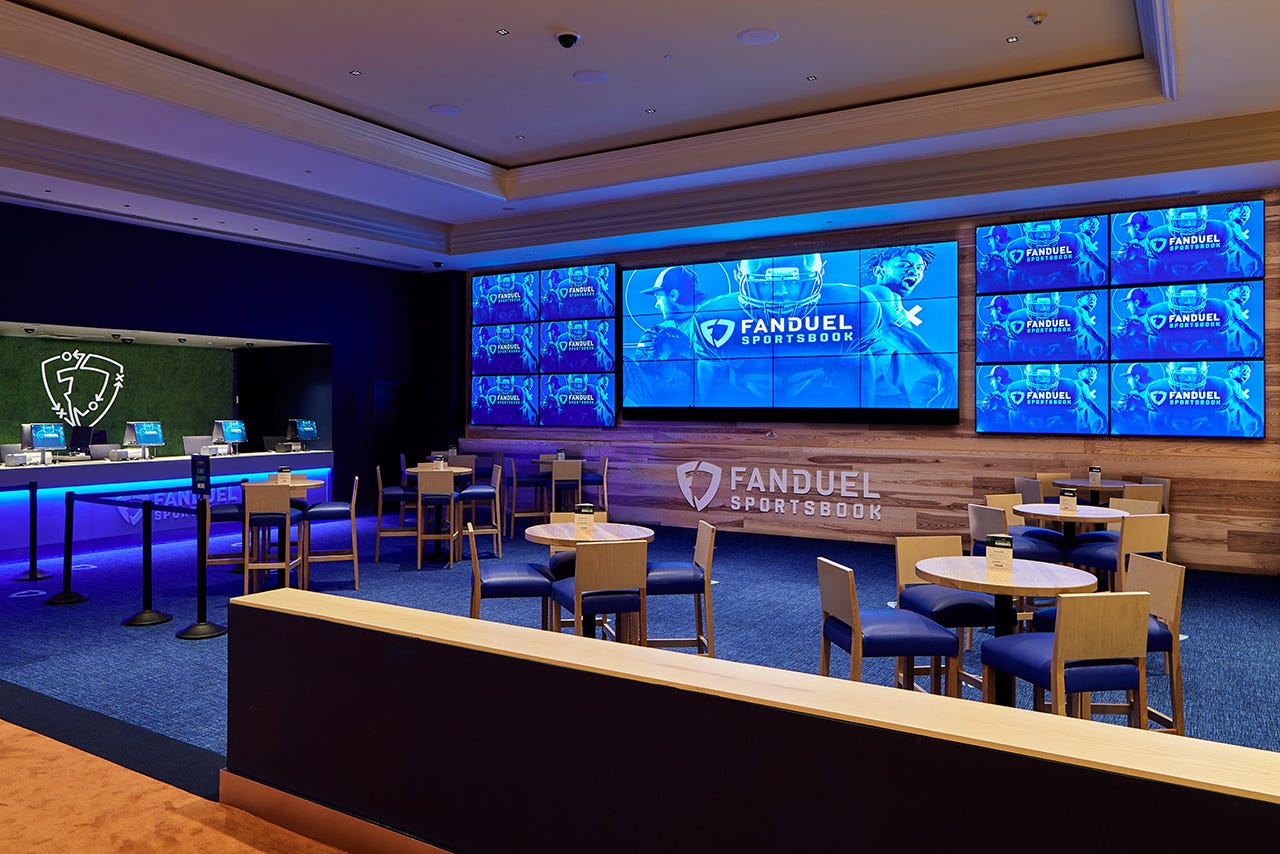 The FanDuel Sportsbook at Belterra Casino Resort.