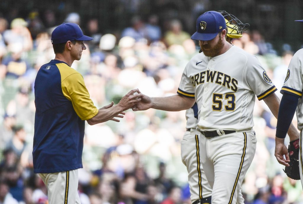 Brandon Woodruff Brewers vs Tigers