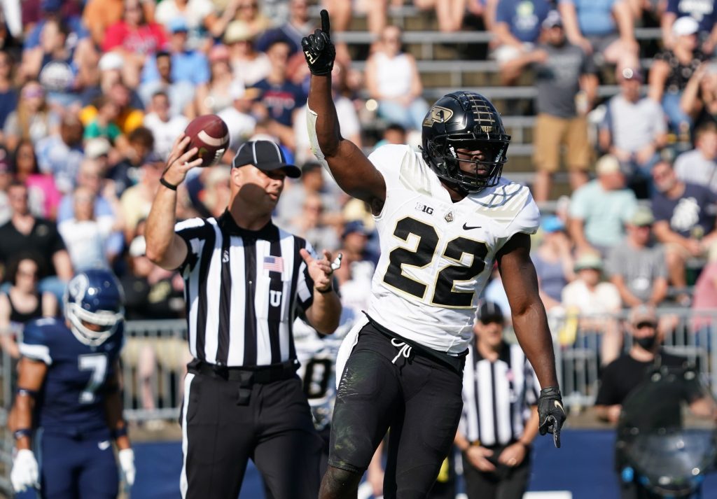 Purdue Boilermakers running back King Doerue