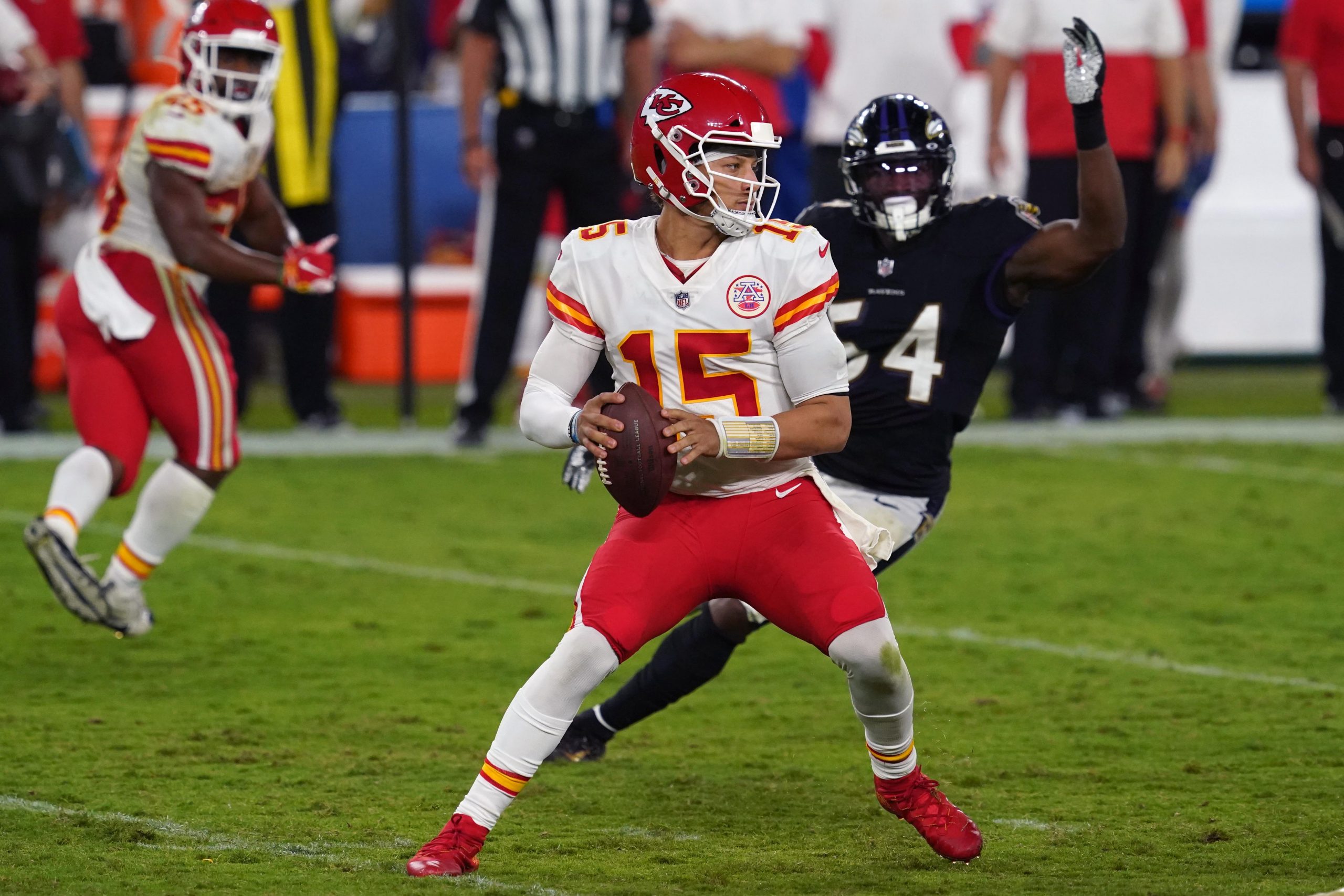 Patrick Mahomes of the Kansas City Chiefs