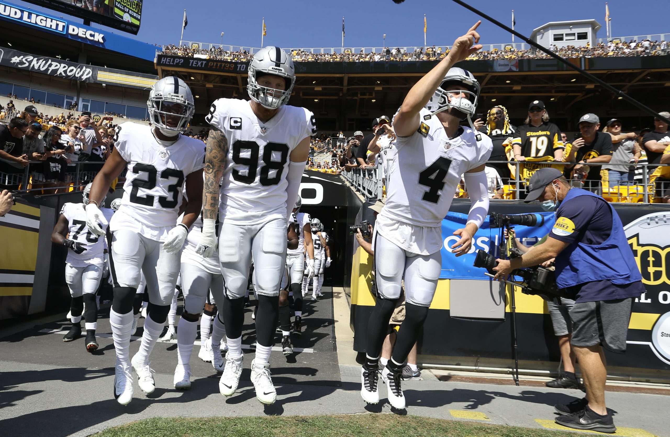 Derek Carr and the Las Vegas Raiders