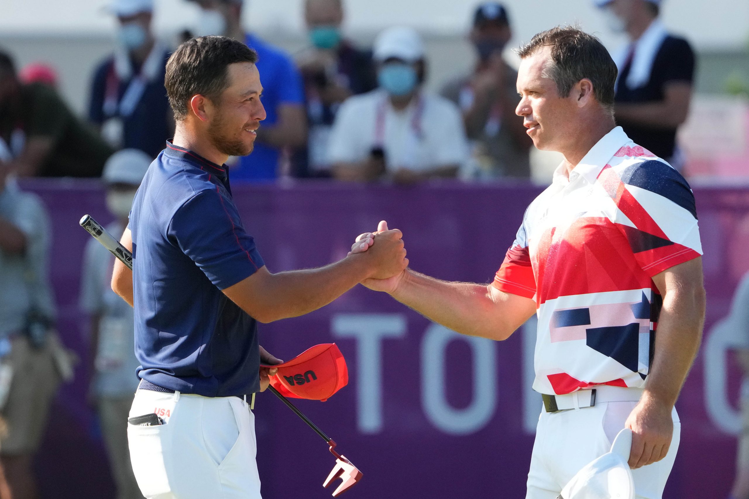 Xander Schauffele and Paul Casey