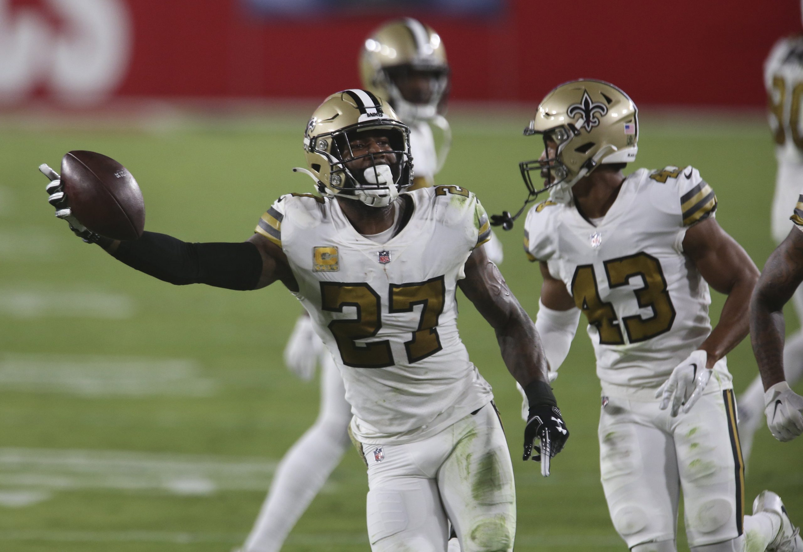 Malcolm Jenkins helped himself to a touchdown in the Saints' win at New England in Week 3