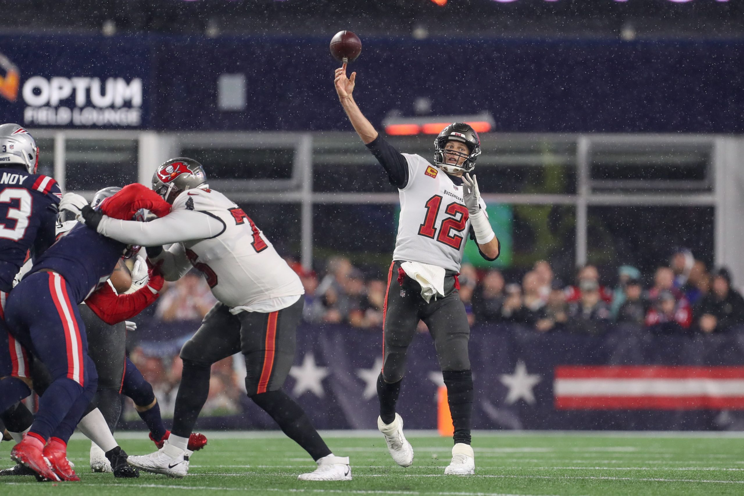 Tom Brady of the Tampa Bay Buccaneers