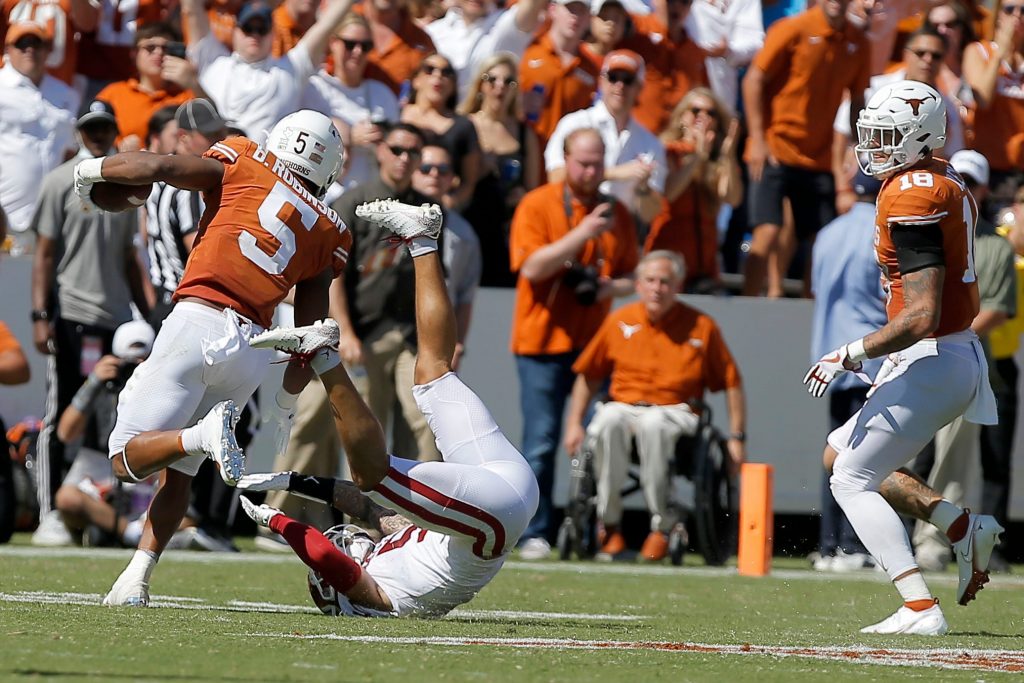 Bijan Robinson of the Texas Longhorns