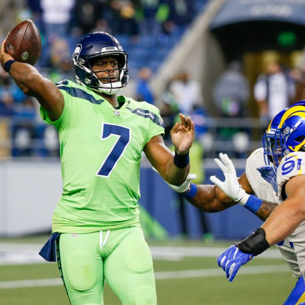 All neon everything. How do you feel about the Seahawks' 'Action