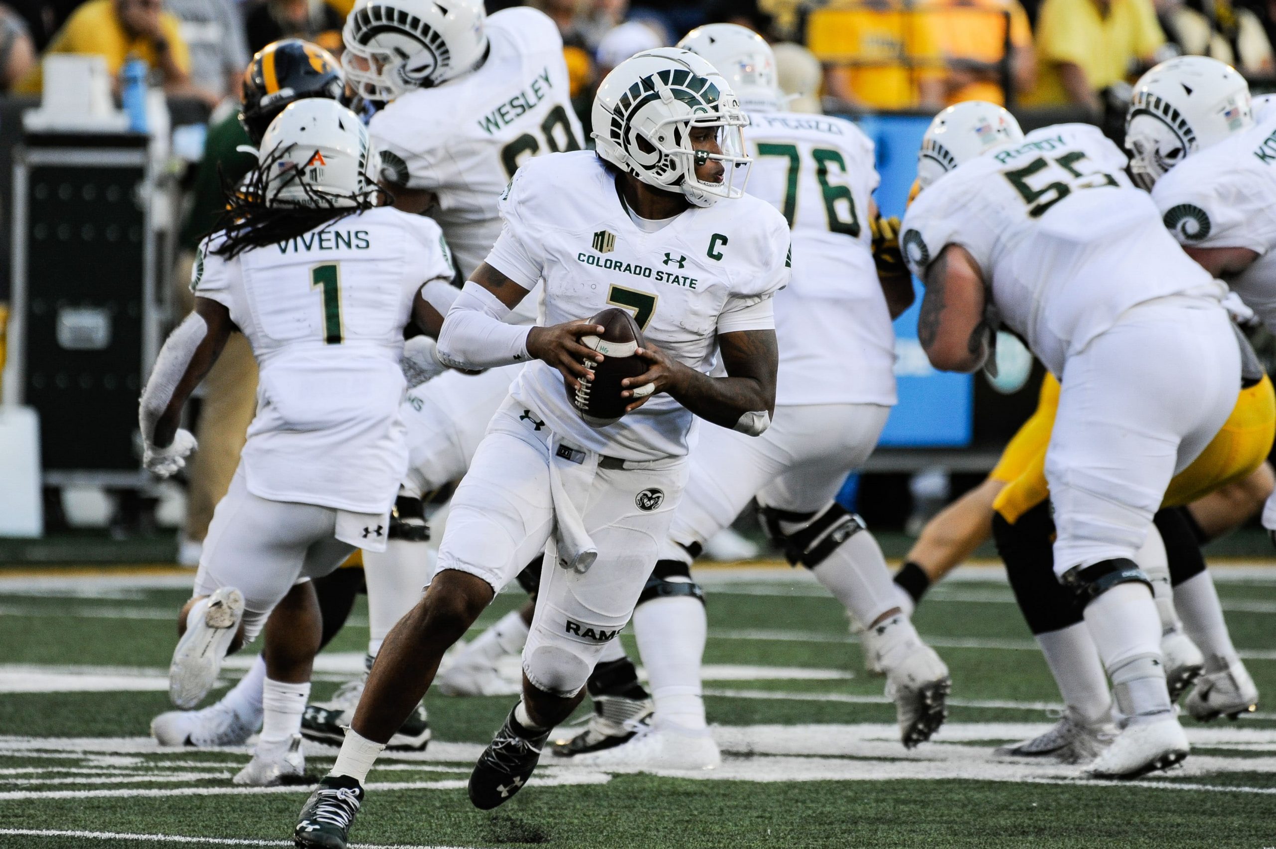 Todd Centeio of the Colorado State Rams
