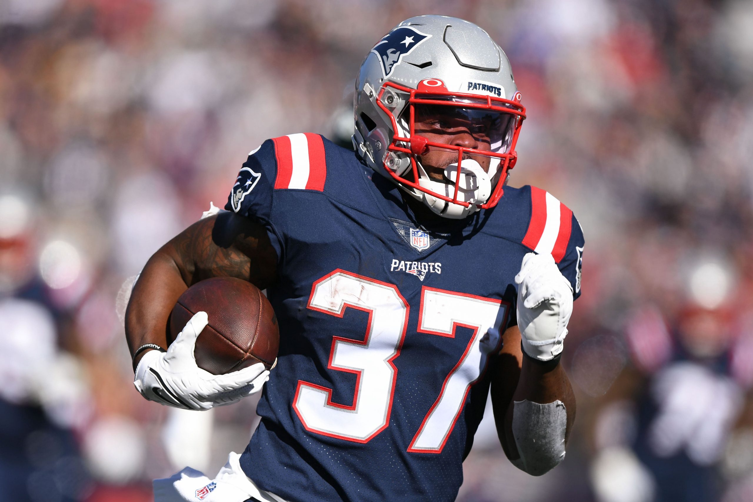 Damien Harris Patriots teaser