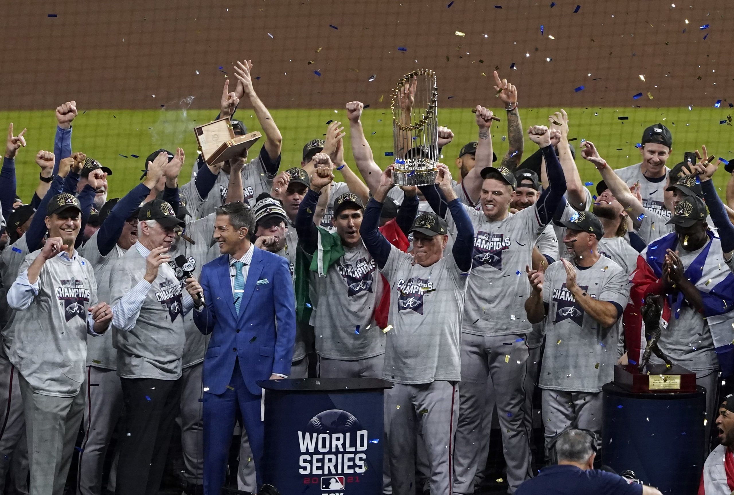 Atlanta Braves win the World Series