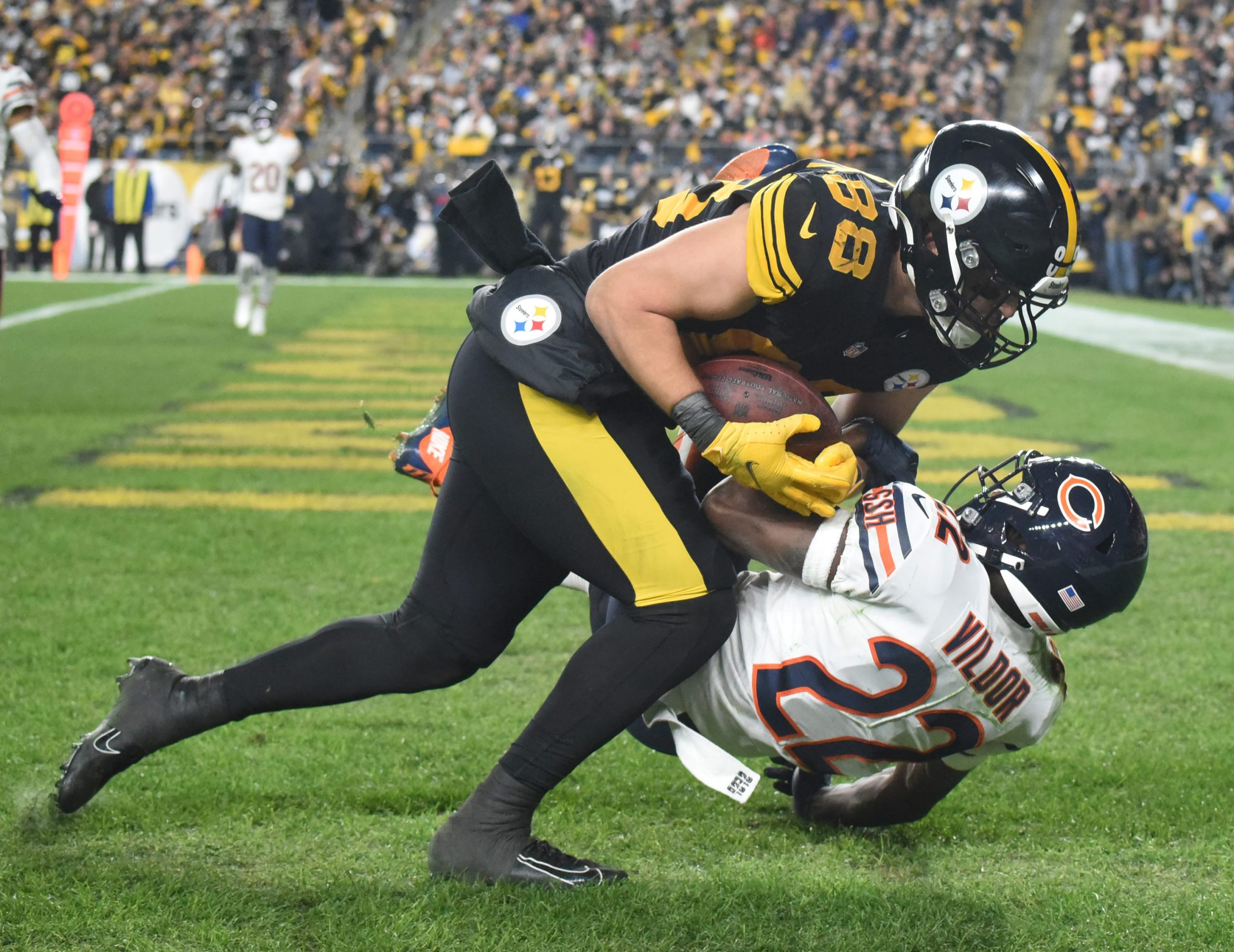 Pittsburgh Steelers tight end Pat Freiermuth