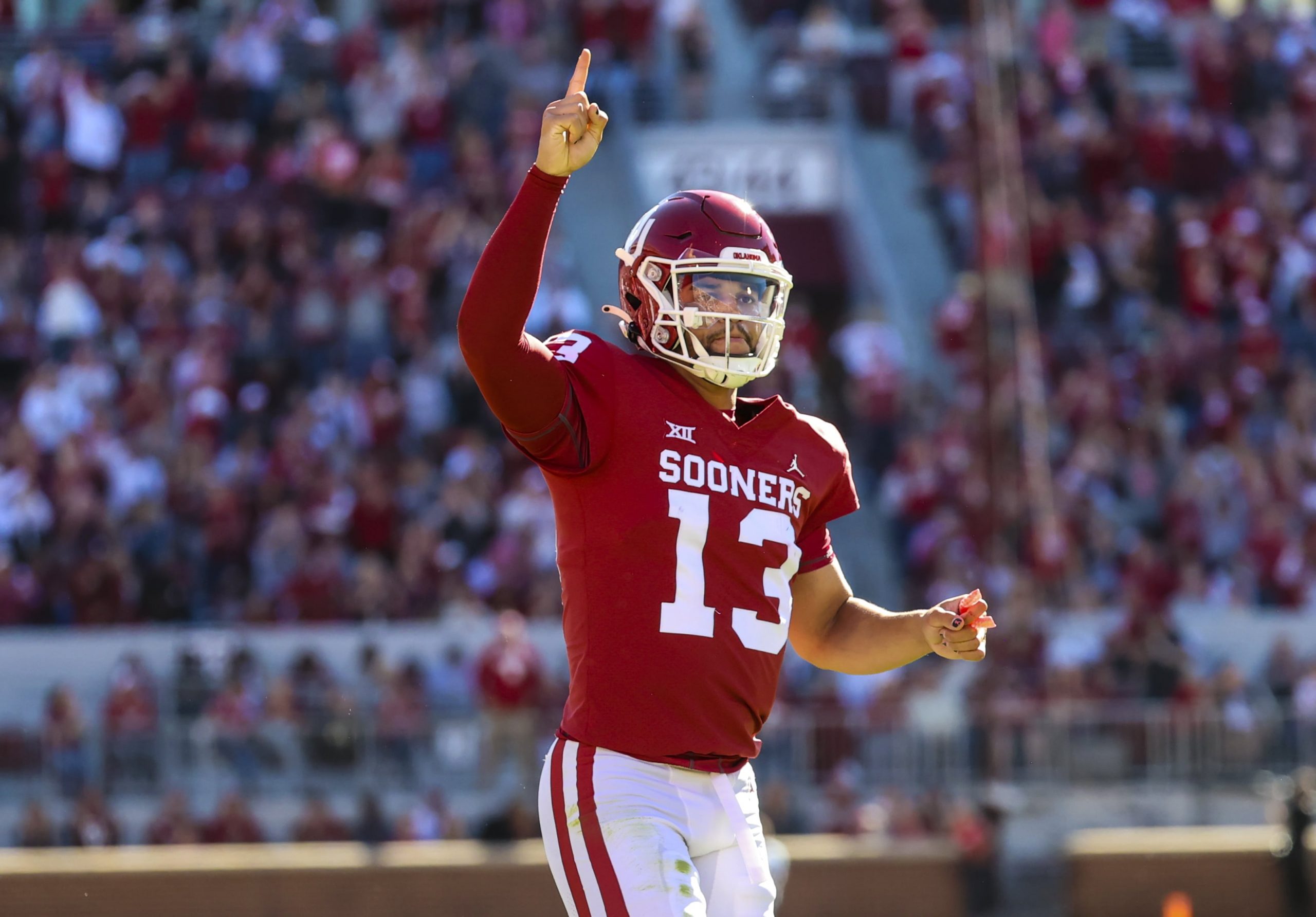 Caleb Williams of the Oklahoma Sooners