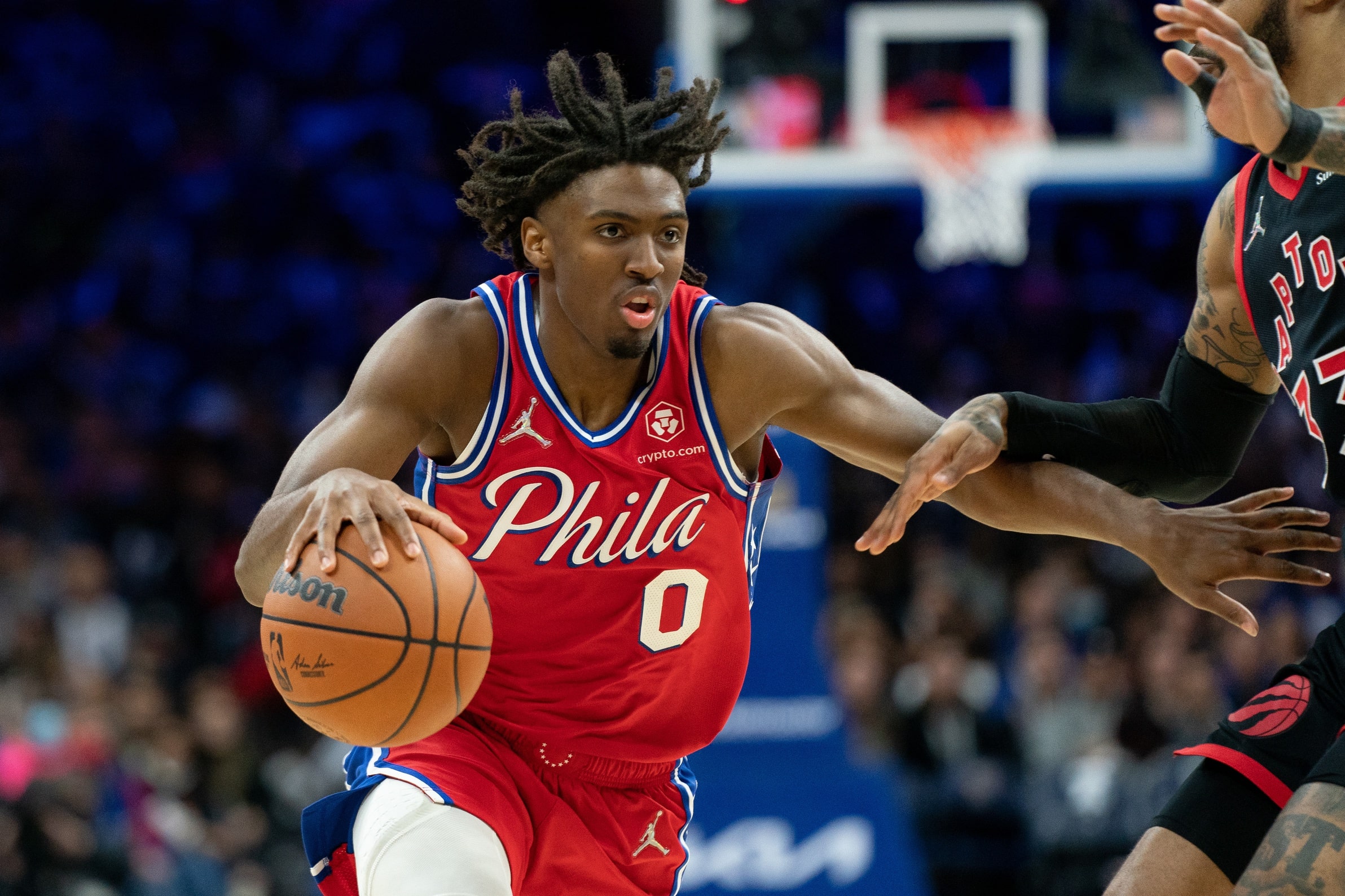Philadelphia 76ers guard Tyrese Maxey