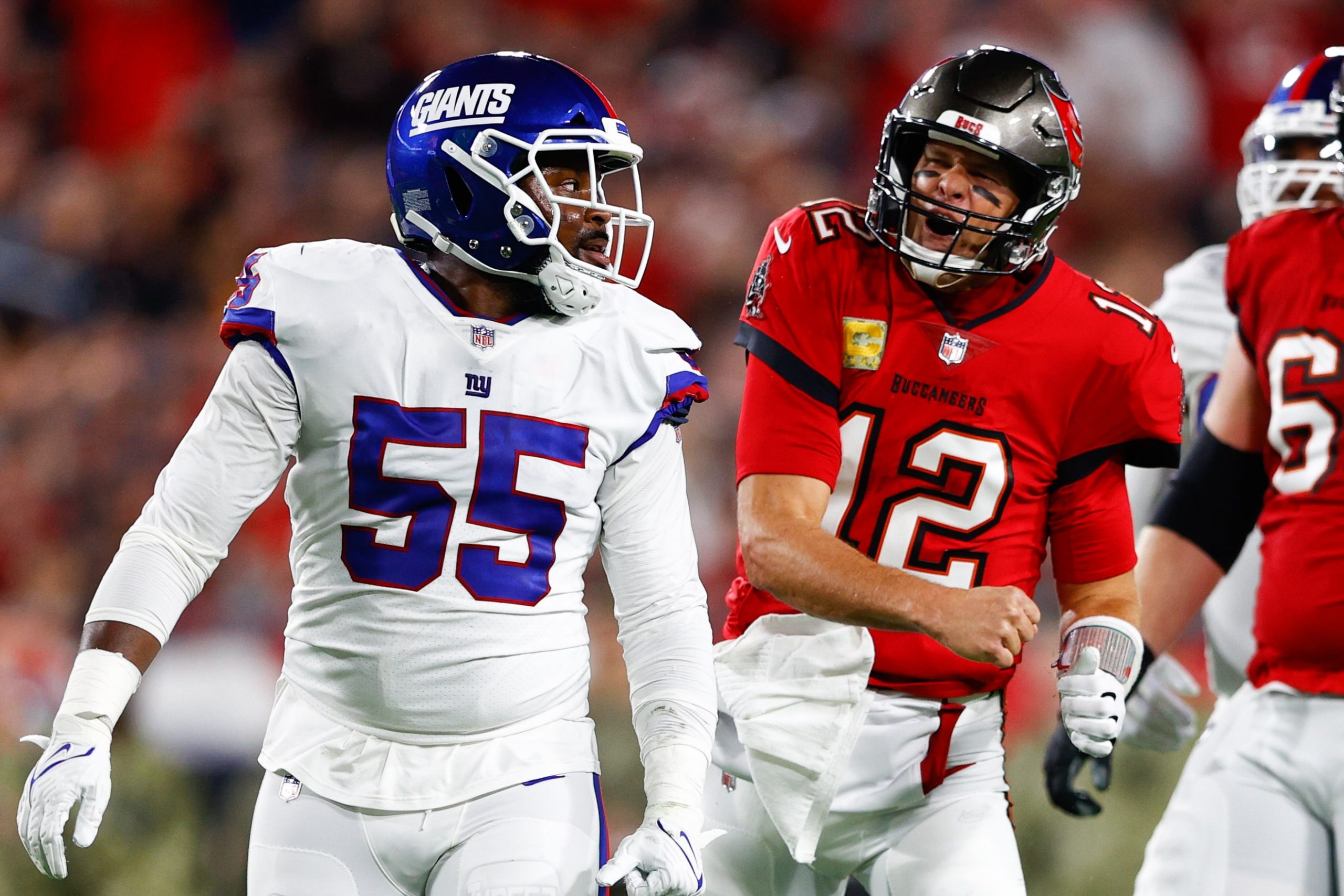 Tom Brady of the Tampa Bay Buccaneers