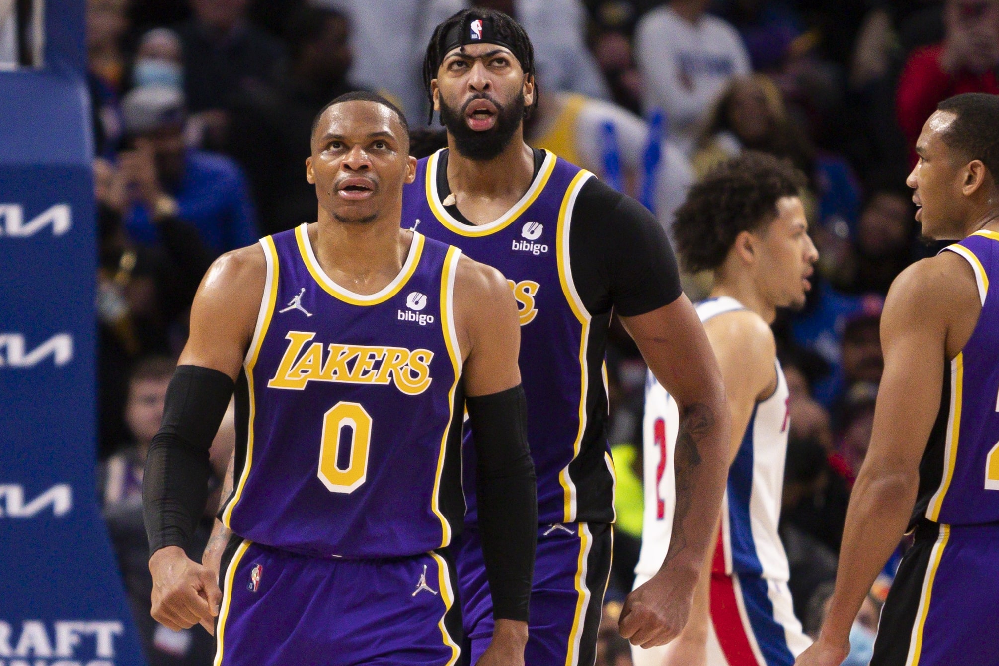 Los Angeles Lakers stars Russell Westbrook and Anthony Davis