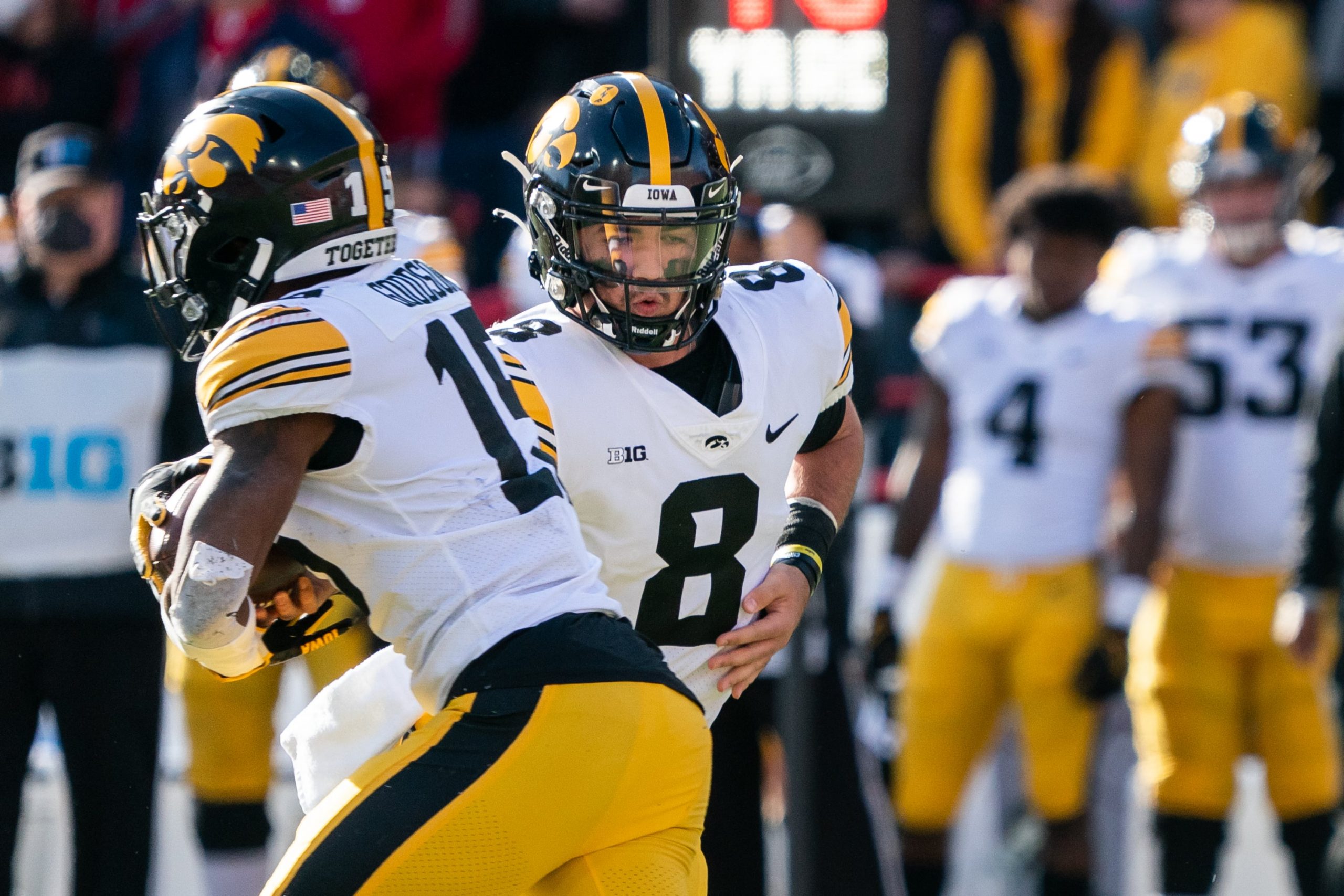 Tyler Goodson of the Iowa Hawkeyes