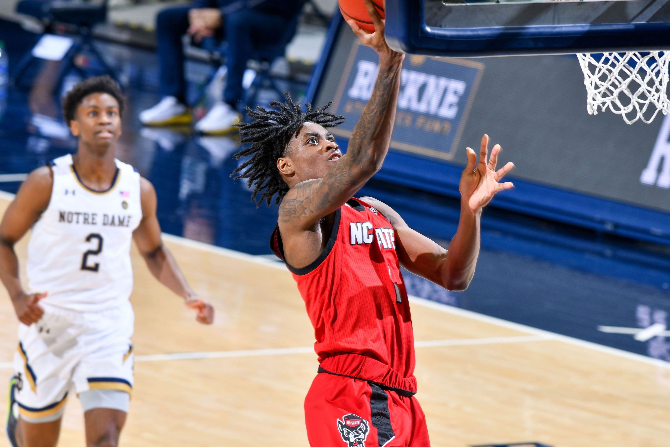 Dereon Seabron of the NC State Wolfpack