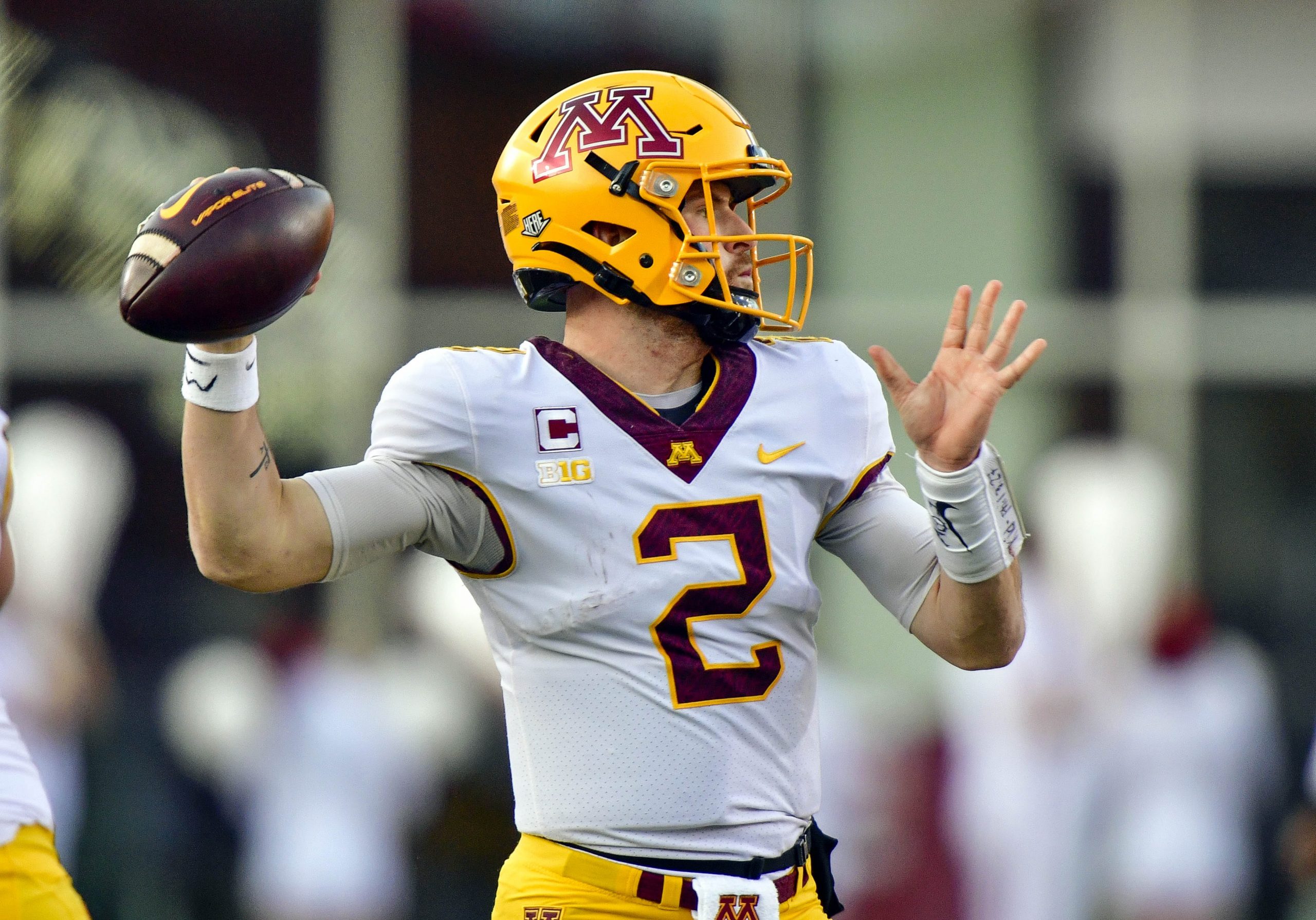 Minnesota Golden Gophers quarterback Tanner Morgan