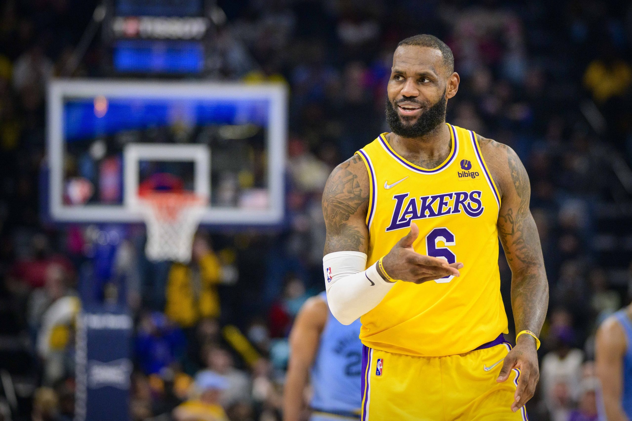 Los Angeles Lakers forward LeBron James