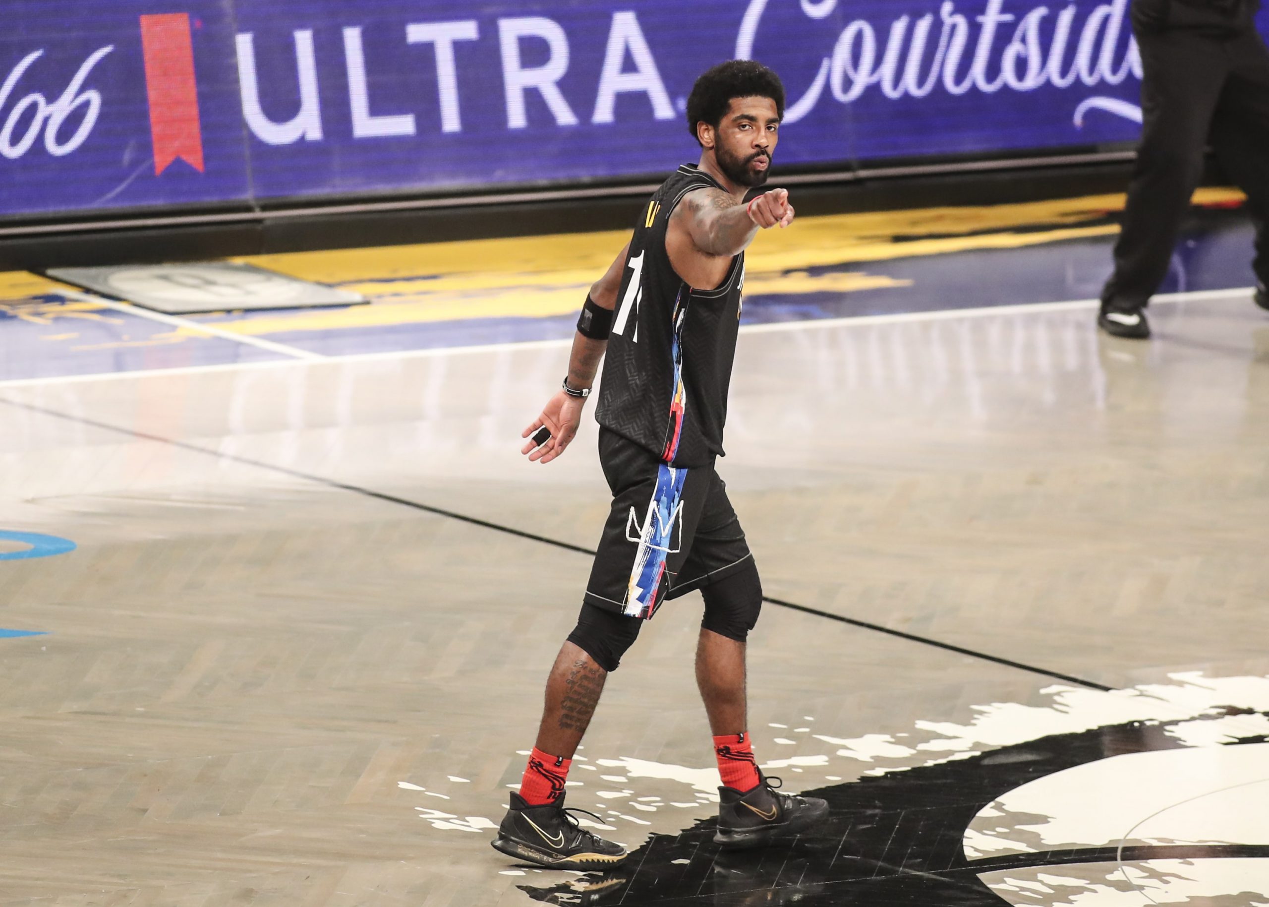 Kyrie Irving of the Brooklyn Nets