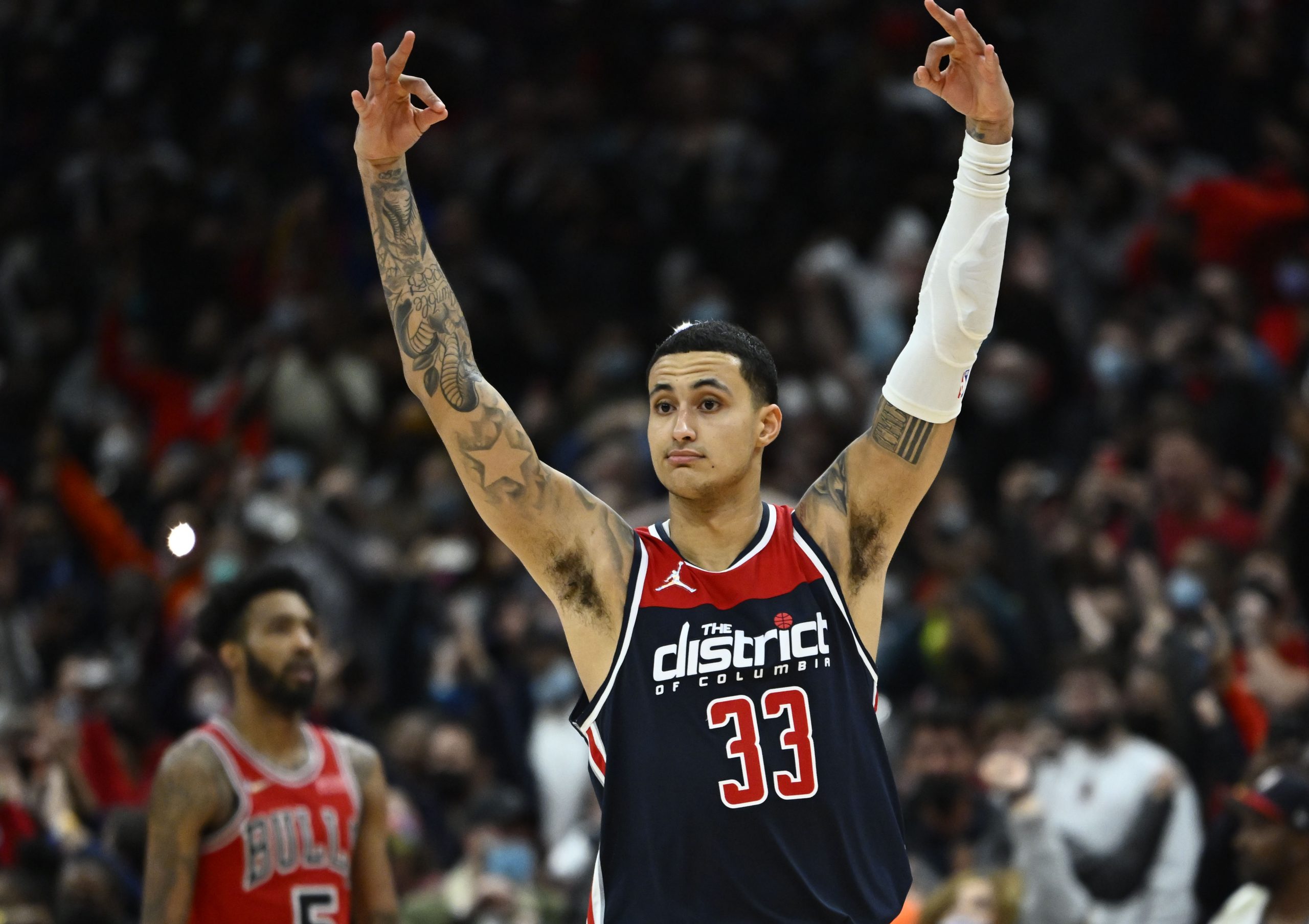Washington Wizards forward Kyle Kuzma