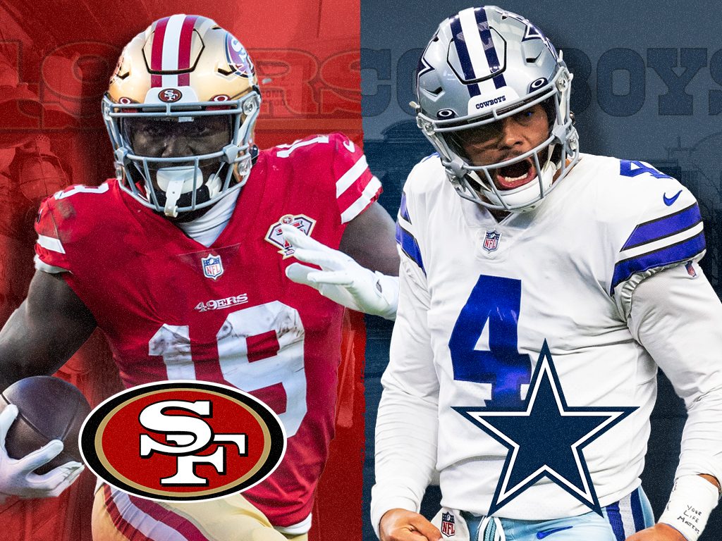 the 49ers against the cowboys