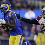 Van Jefferson of the Los Angeles Rams