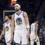 Klay Thompson of the Golden State Warriors