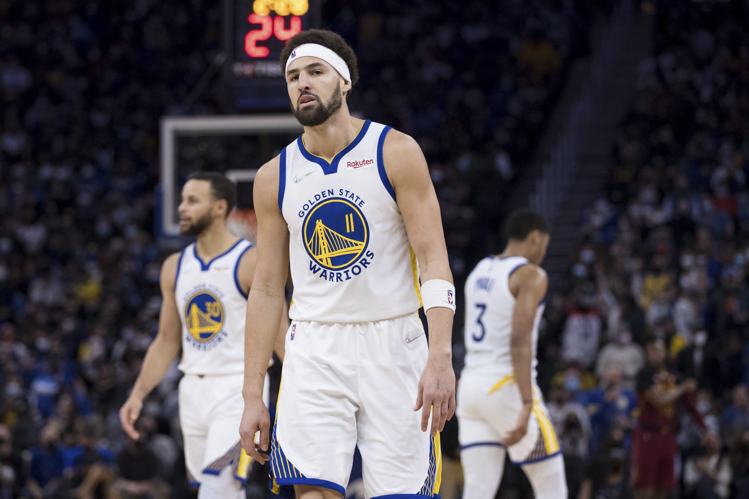 Klay Thompson of the Golden State Warriors