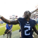 Tennessee Titans wide receiver Julio Jones (2) is shown after an NFL football game against the Jacksonville Jaguars on Sunday, December 12, 2021, in Nashville, Tenn.