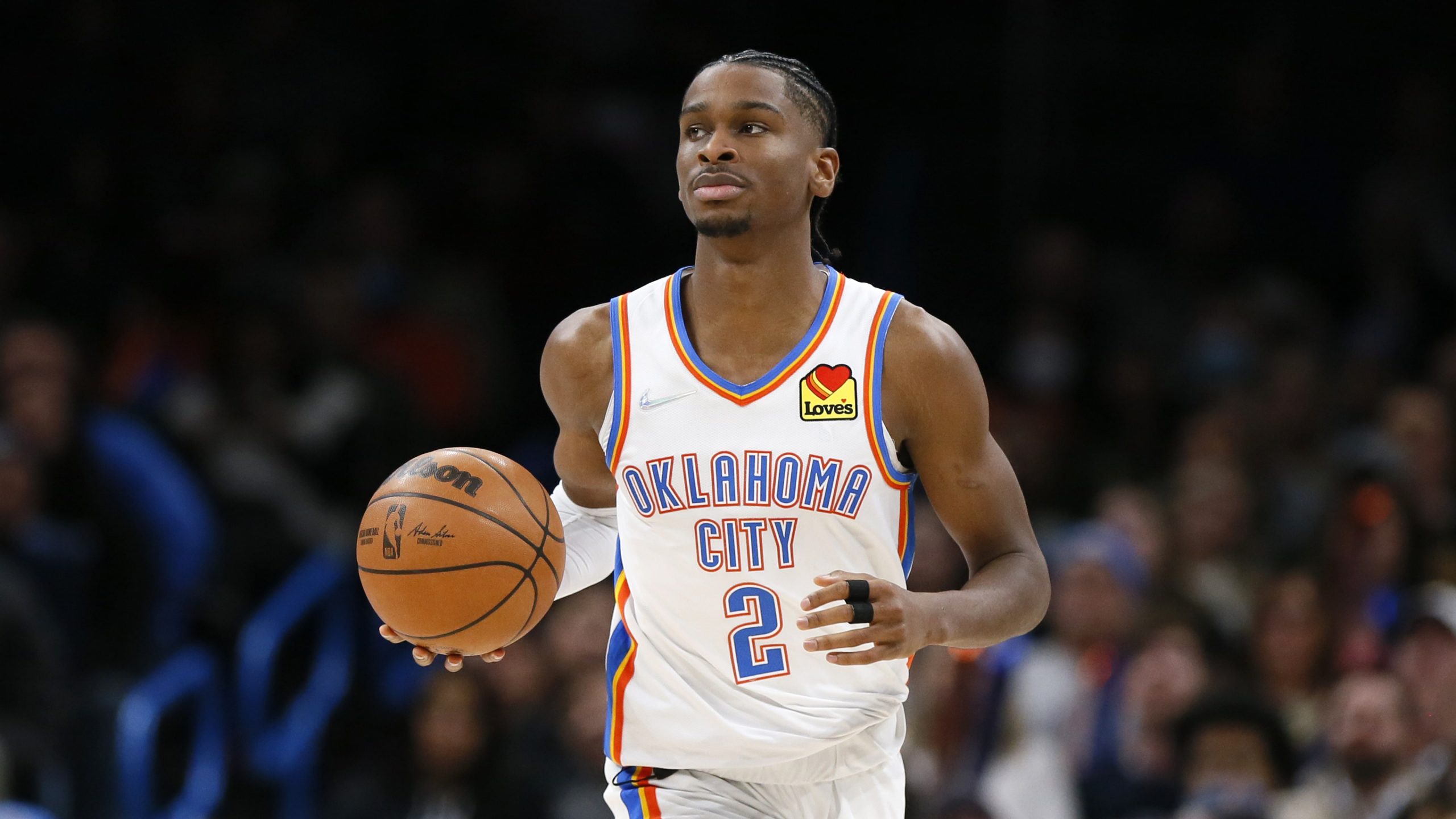 Shai Gilgeous-Alexander of the Oklahoma City Thunder