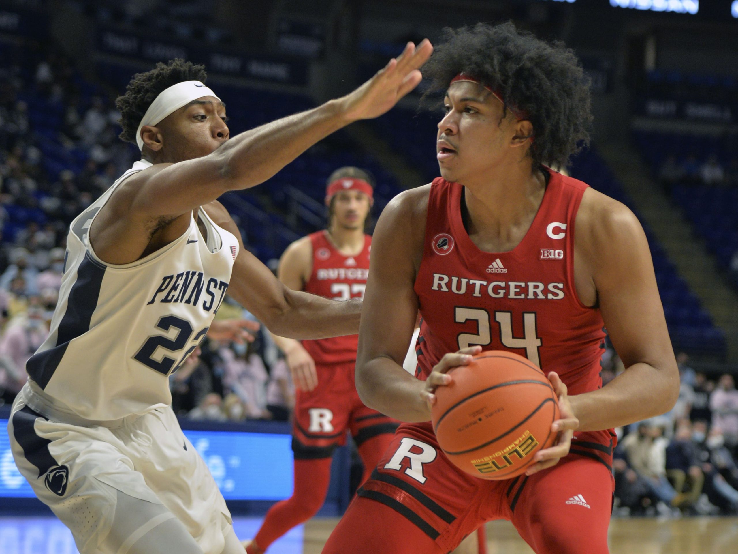 Ron Harper Jr. of the Rutgers Scarlet Knights