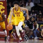 Max Agbonkpolo of the USC Trojans