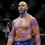 Ciryl Gane during his interim heavyweight mixed martial arts title bout at UFC 265 Saturday, Aug. 7, 2021, in Houston.