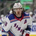 New York Rangers left wing Artemi Panarin against the San Jose Sharks during an NHL hockey game in San Jose, Calif., Thursday, Jan. 13, 2022