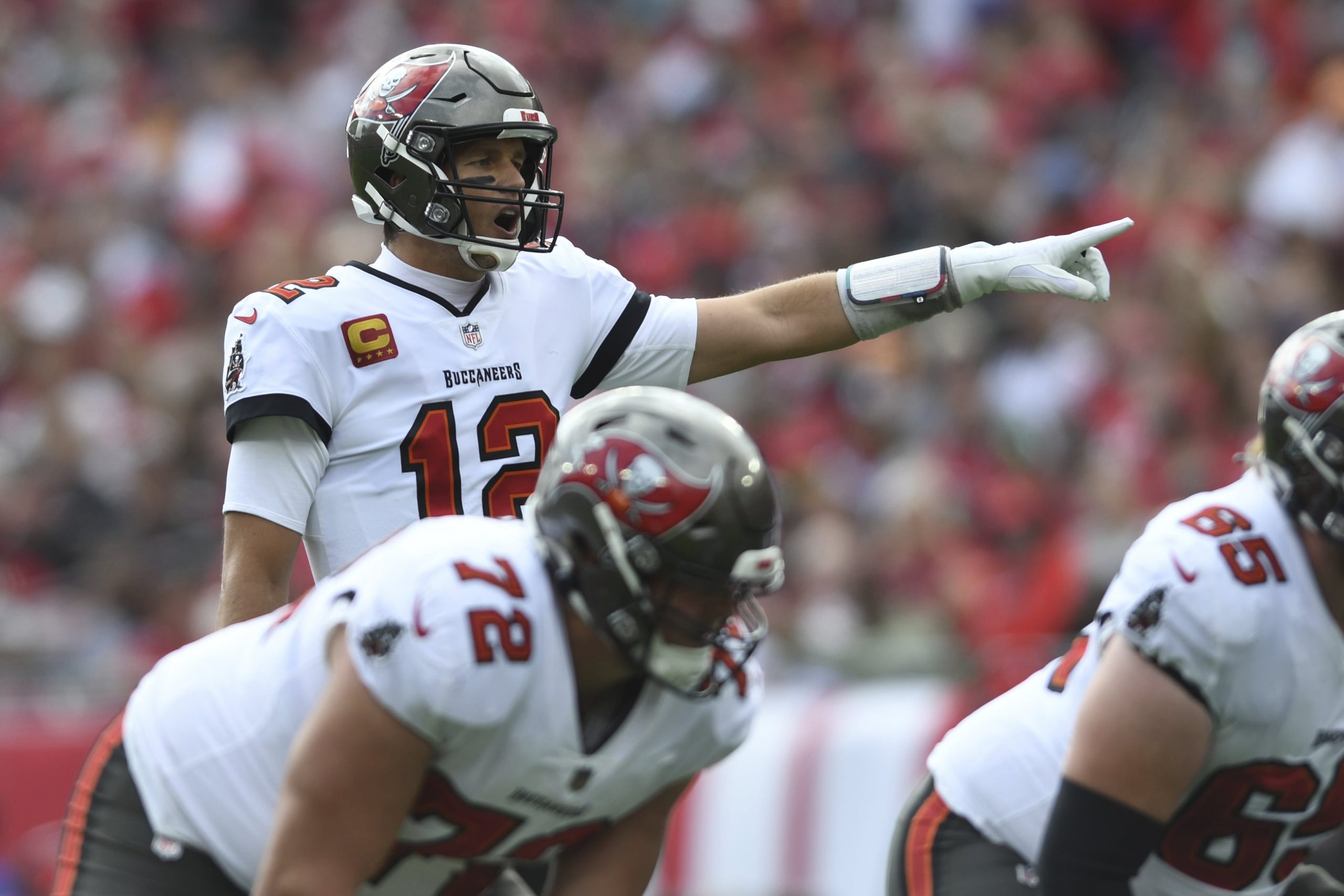 Tom Brady of the Tampa Bay Buccaneers
