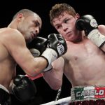 Saul 'Canelo' Alvarez (right)