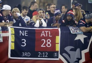 Patriots Falcons Super Bowl 28-3 score