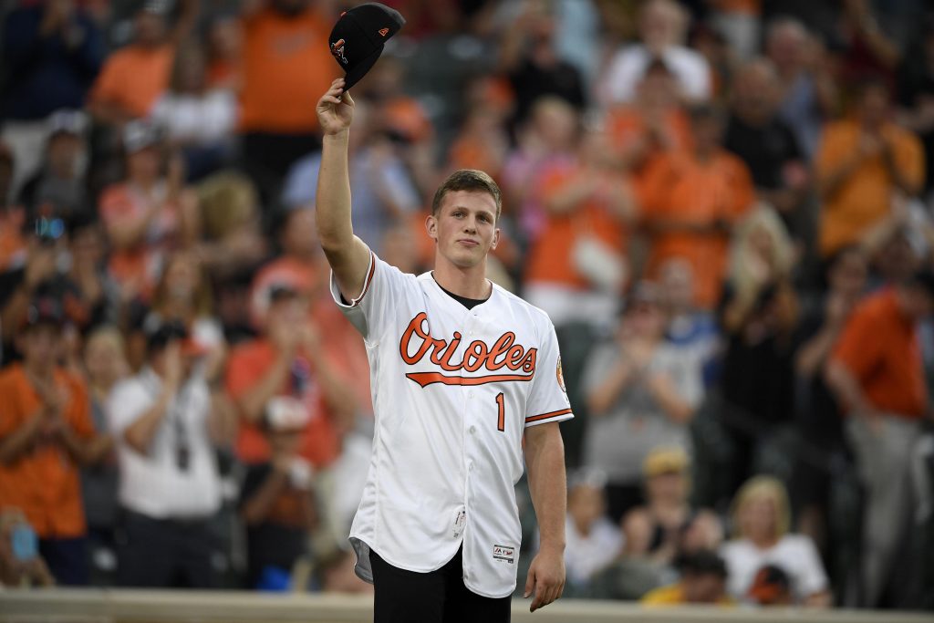 Adley Rutschman of the Baltimore Orioles