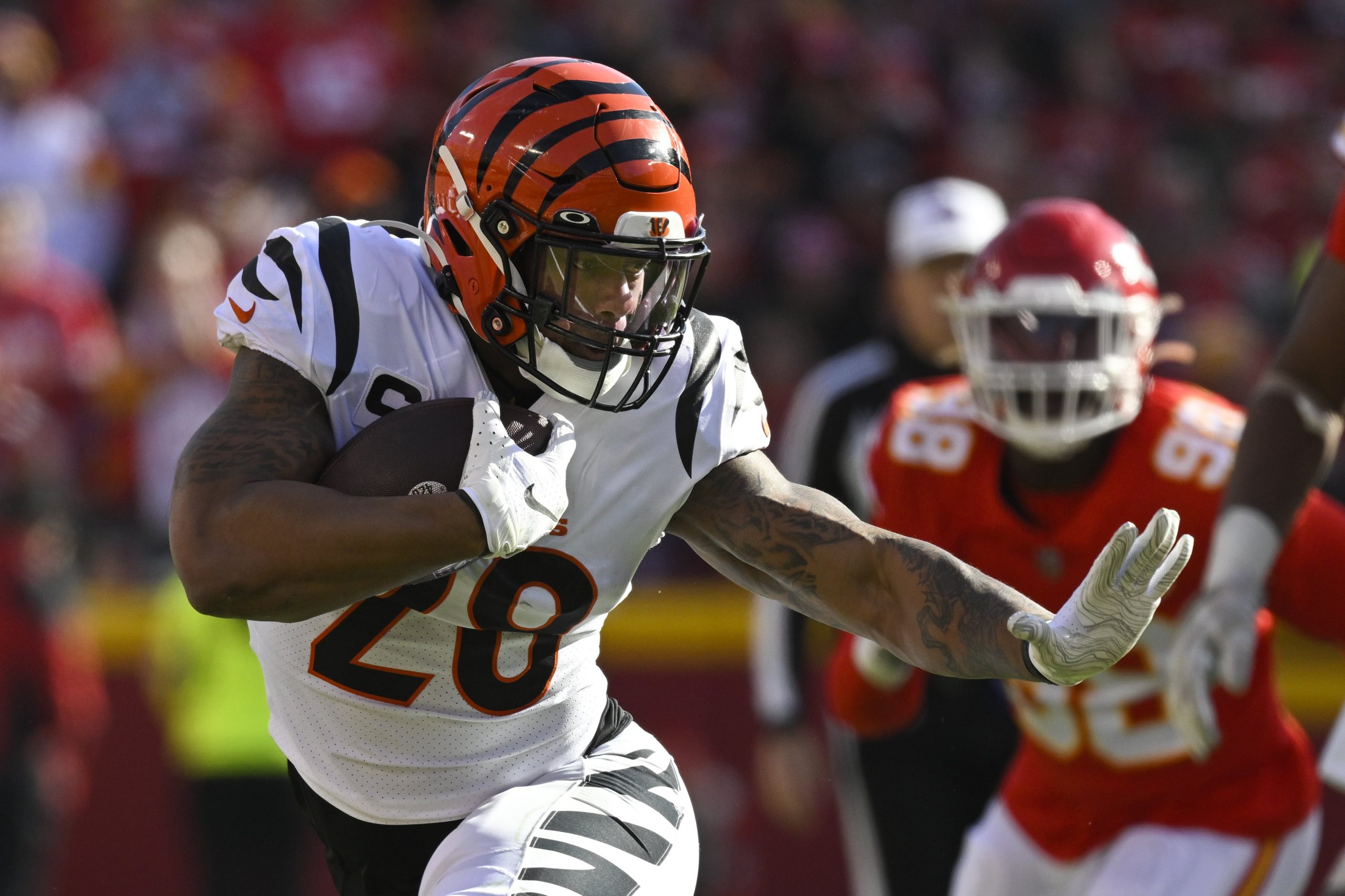 Joe Mixon of the Cincinnati Bengals