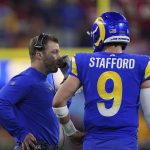 Matthew Stafford and Sean McVay of the Los Angeles Rams