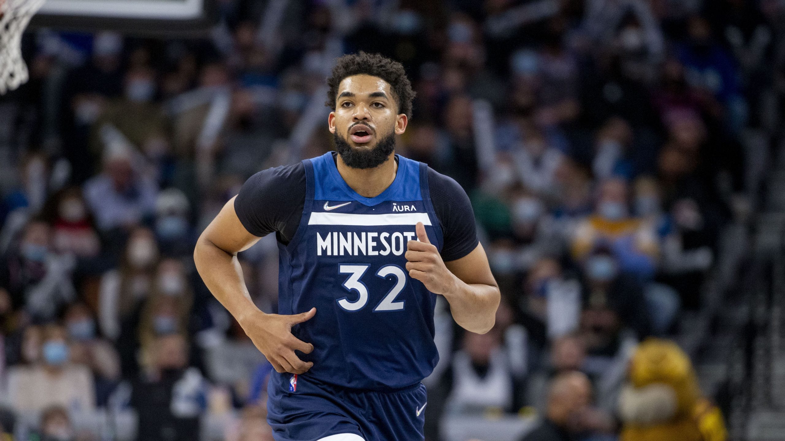 Minnesota Timberwolves center Karl-Anthony Towns