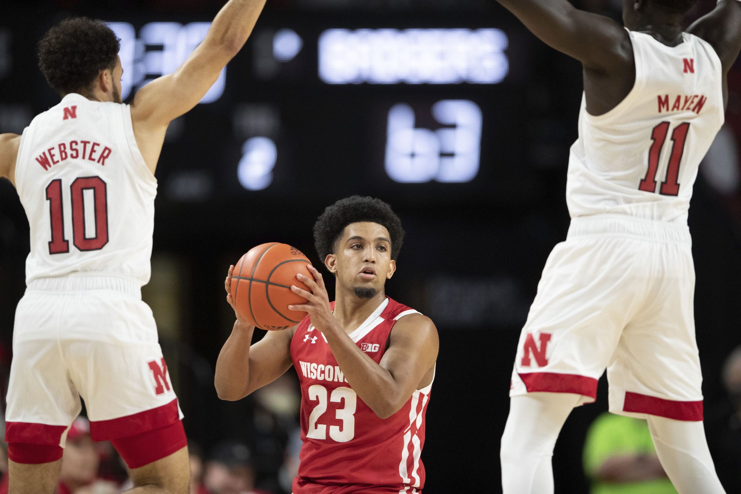 Chucky Hepburn of the Wisconsin Badgers