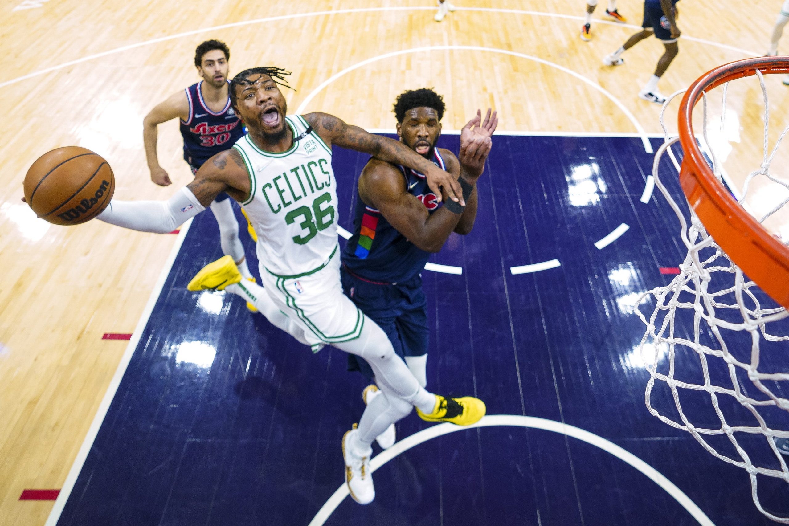 Marcus Smart of the Boston Celtics