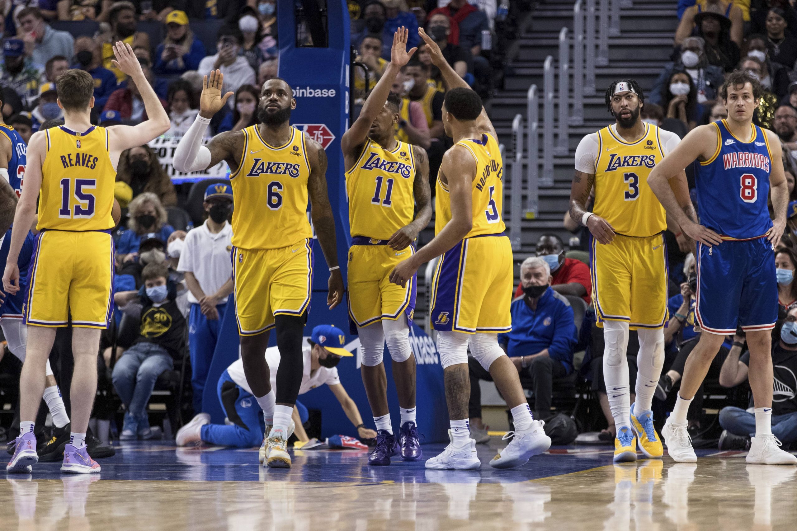 Los Angeles Lakers squad