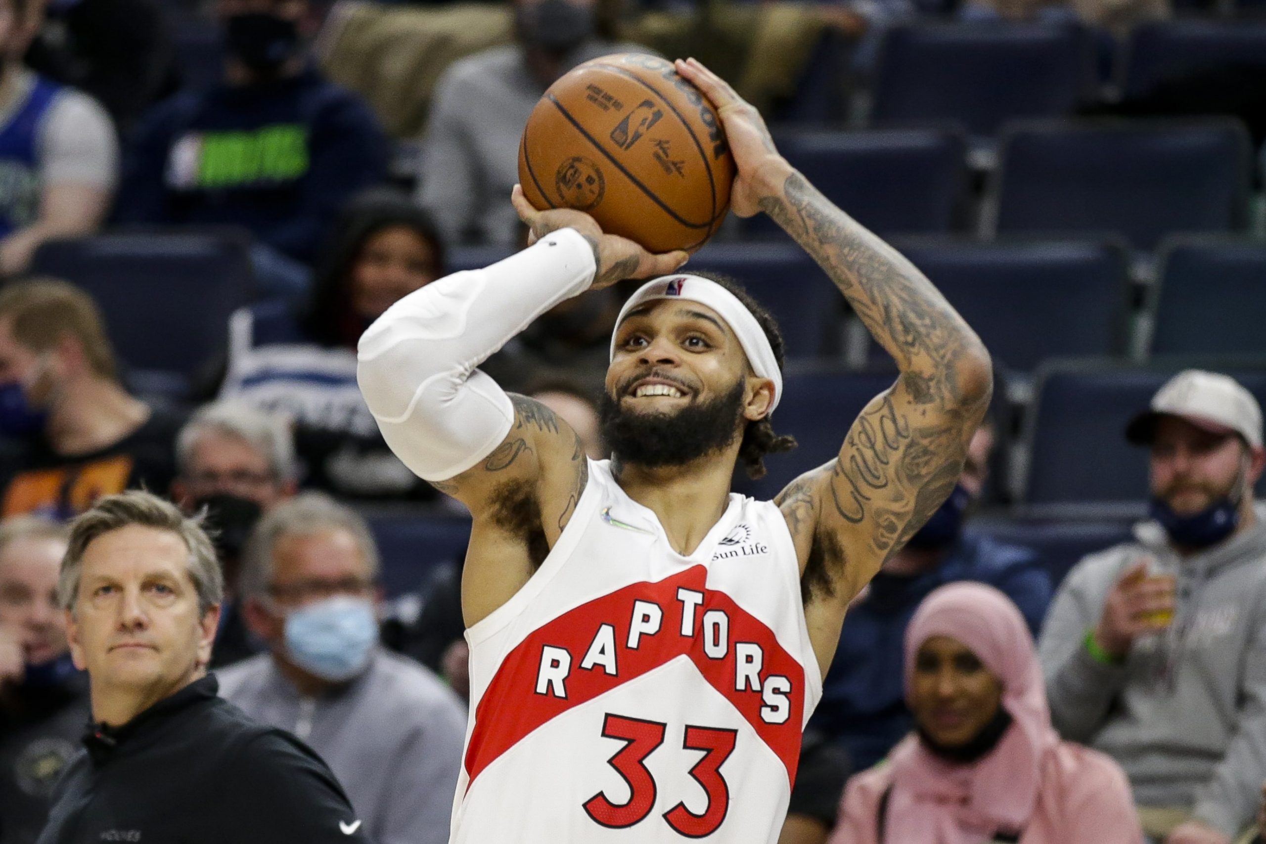 Toronto Raptors guard Gary Trent Jr