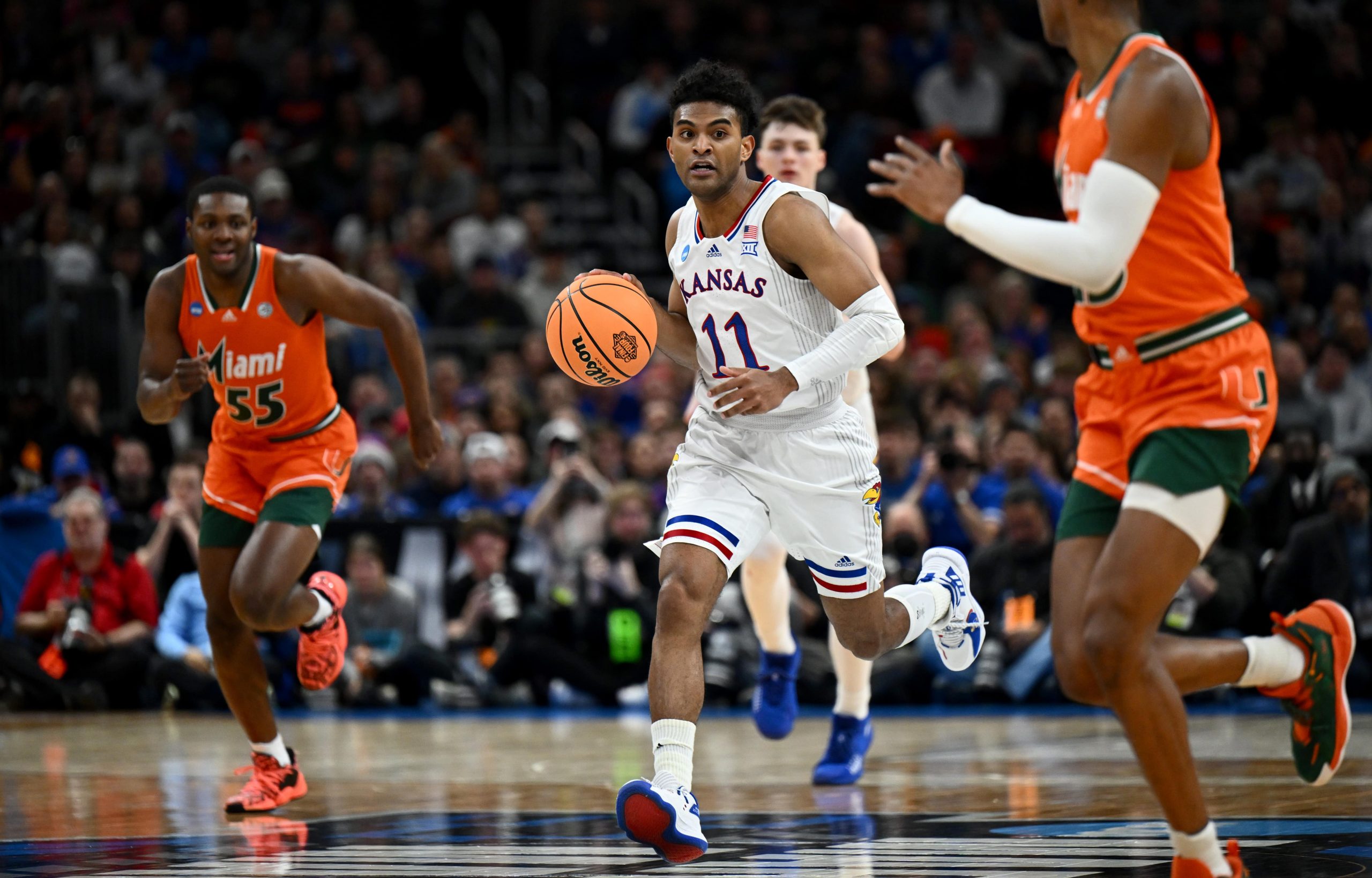 Remy Martin of the Kansas Jayhawks